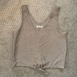 Women’s Green Madewell Front Tie Tank